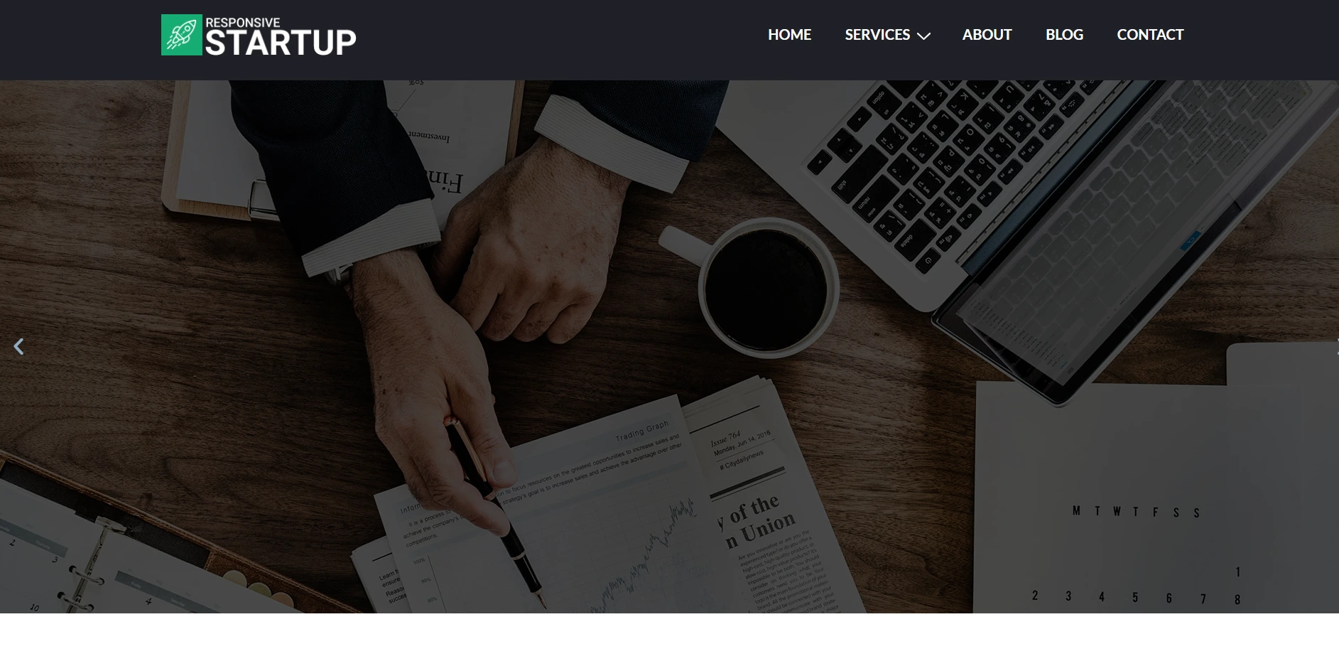 Startup Business WordPress Theme
