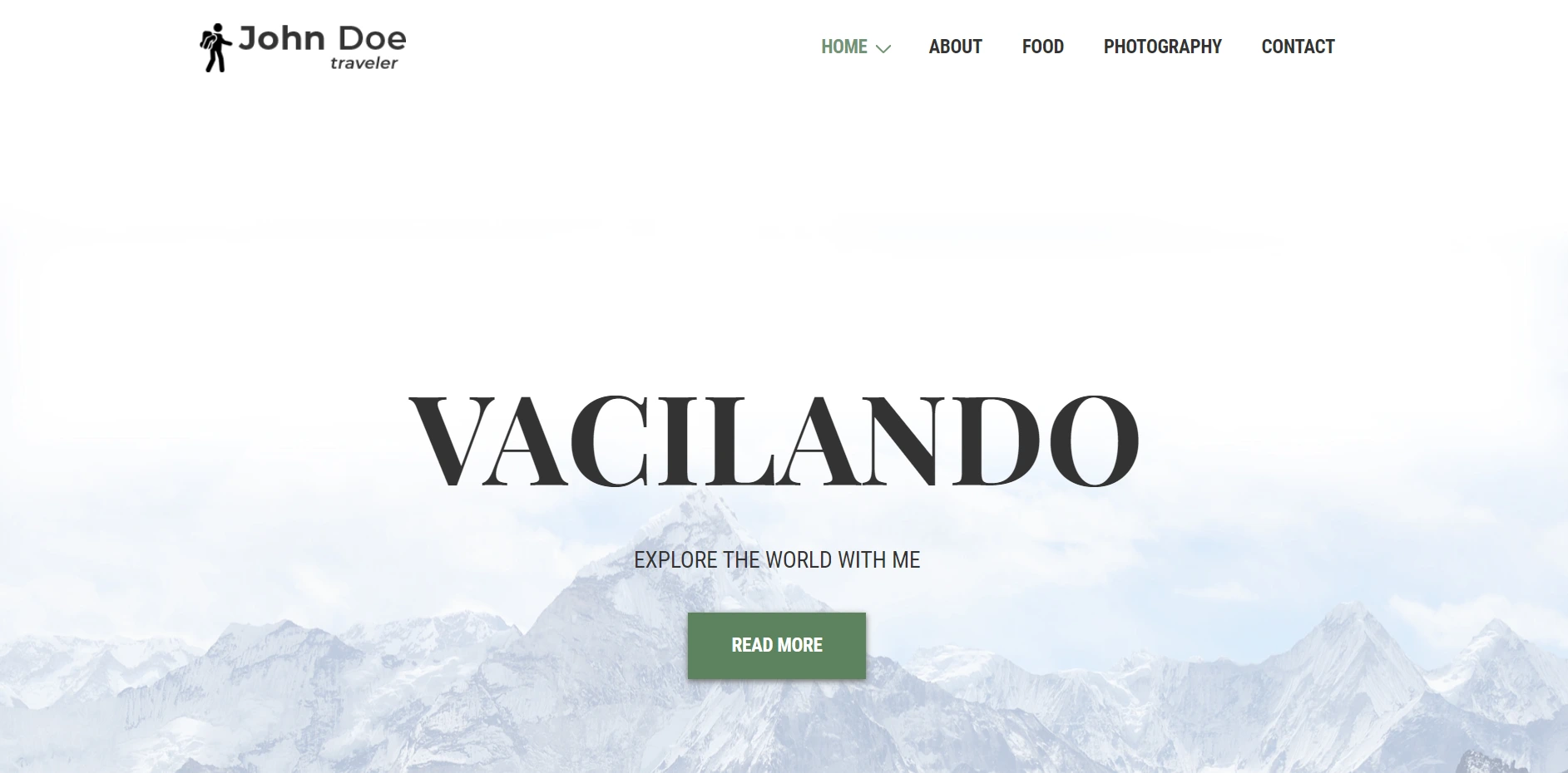Travel Blog WordPress template