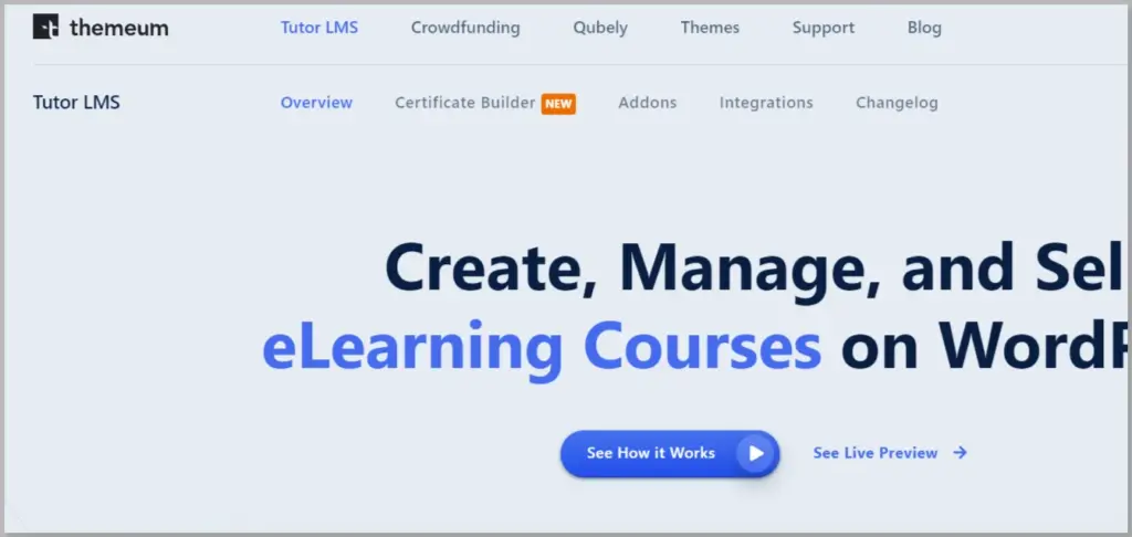 Tutor LMS Plugin