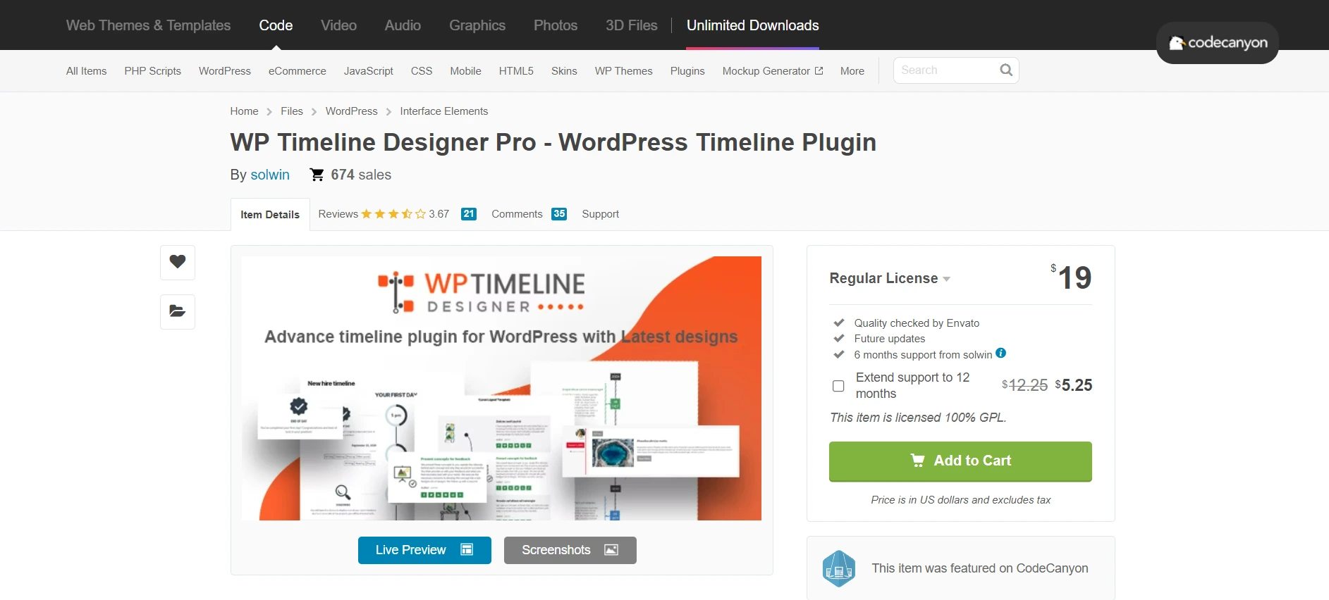 WP Timeline Designer Pro - WordPress Timeline Plugin