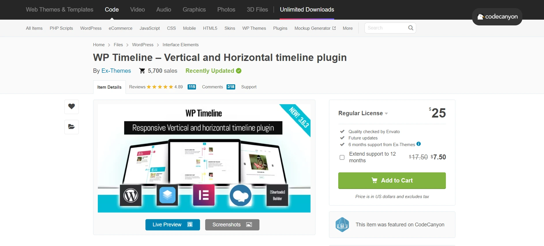 Wordpress Timeline Plugin