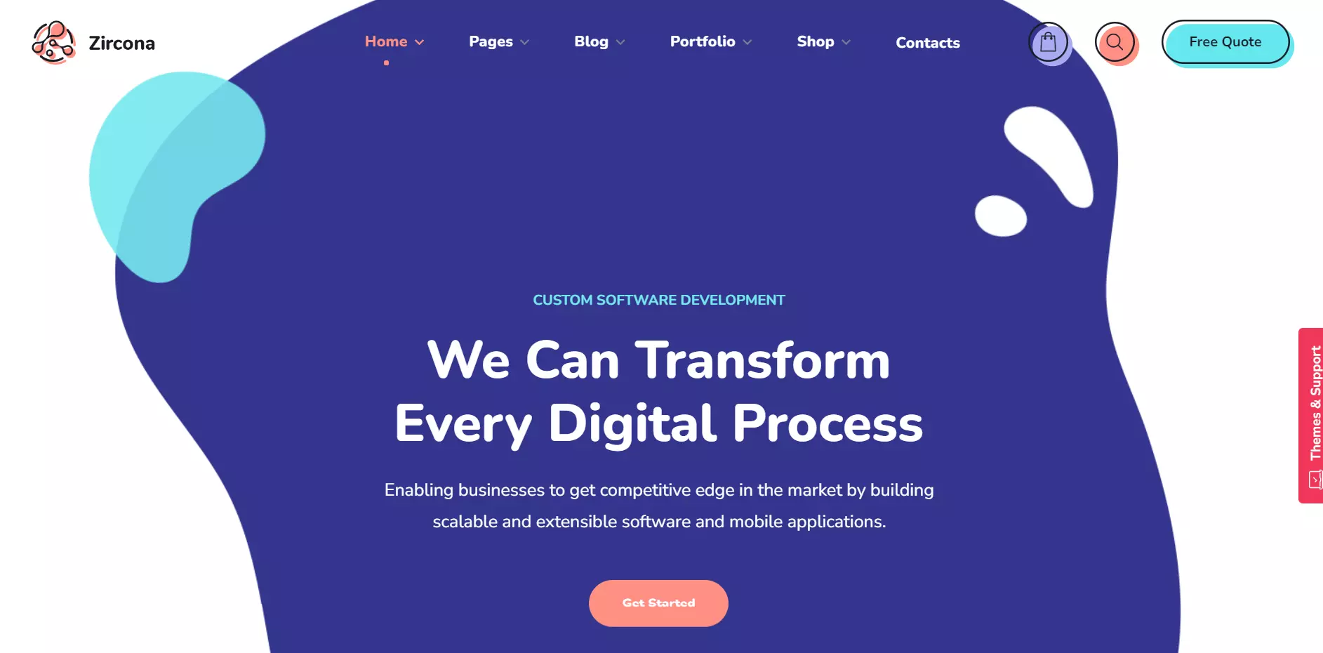 Zircona Tech WordPress Theme
