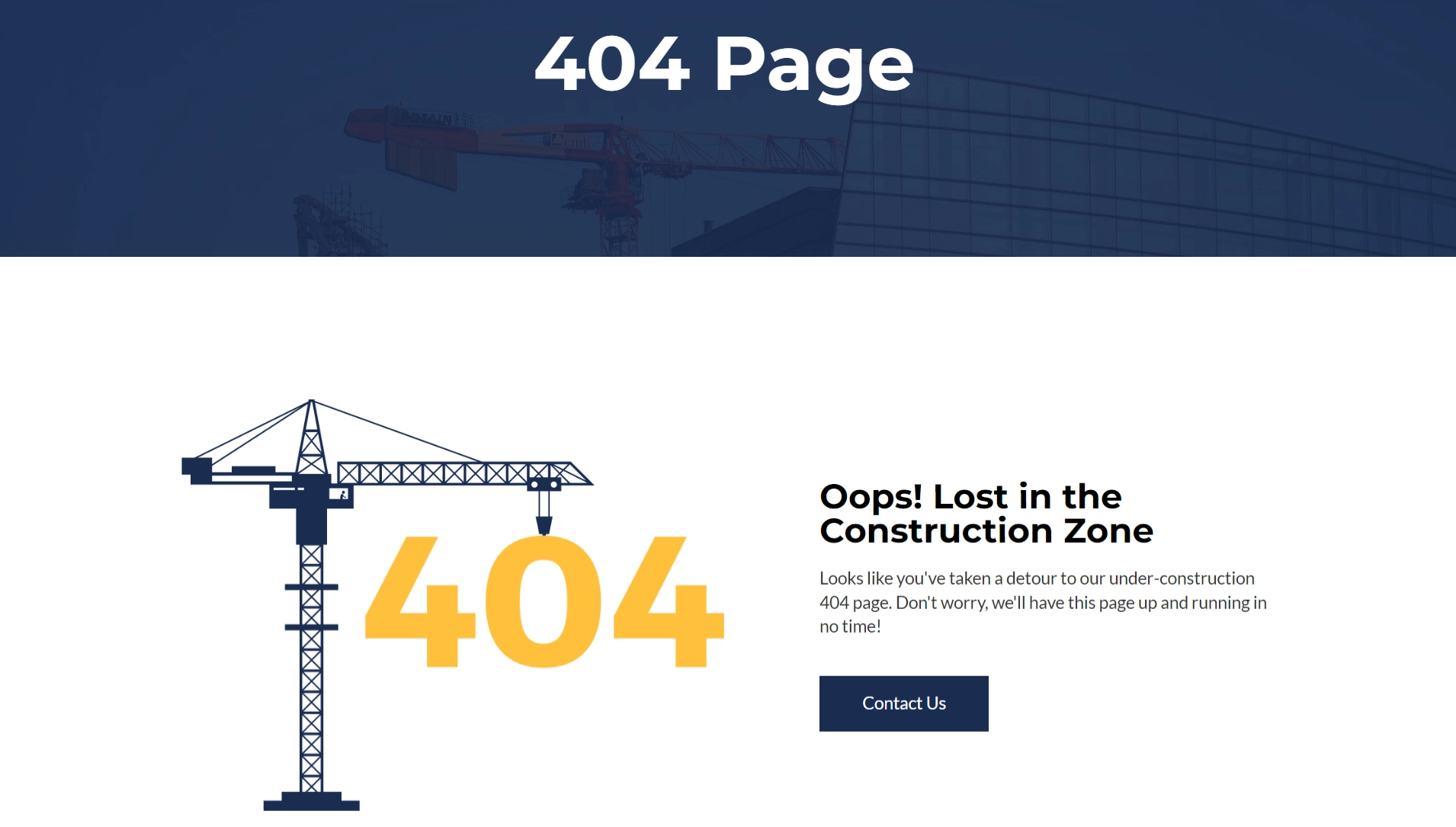 construction WordPress theme