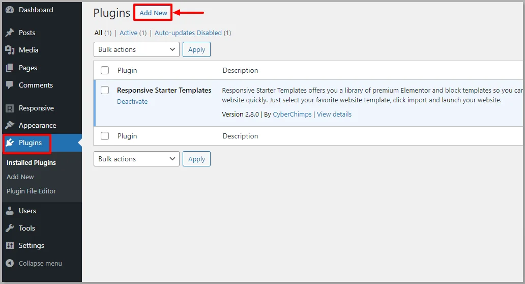 Add new plugin