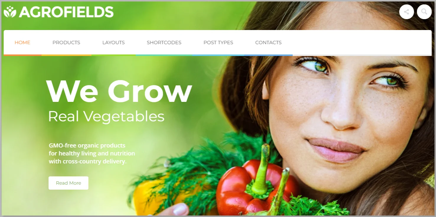 Agrofields - food shop & grocery market WP theme