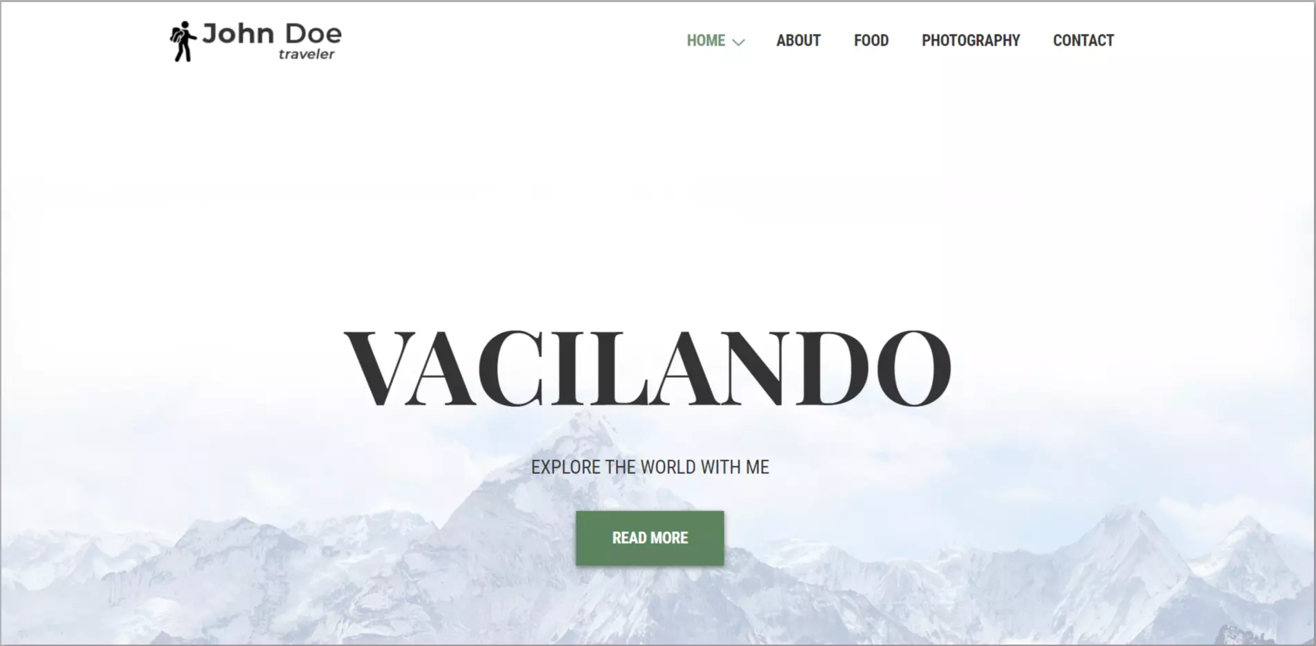 Travel Blog Template