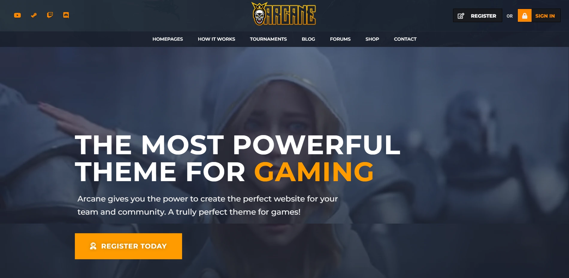 Arcane WordPress Theme