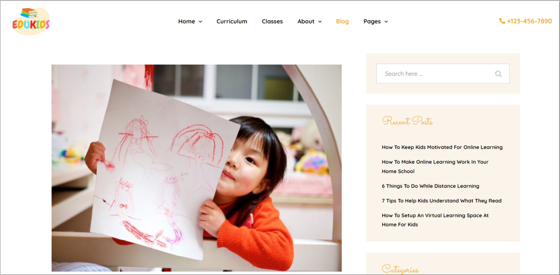 Edukids – Premium School Template