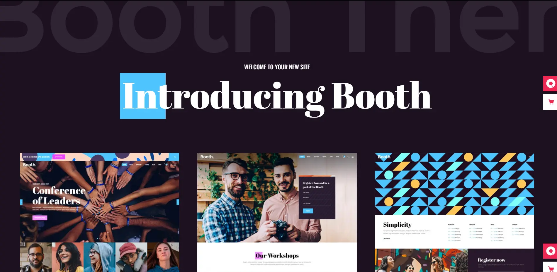 Booth WordPress Theme