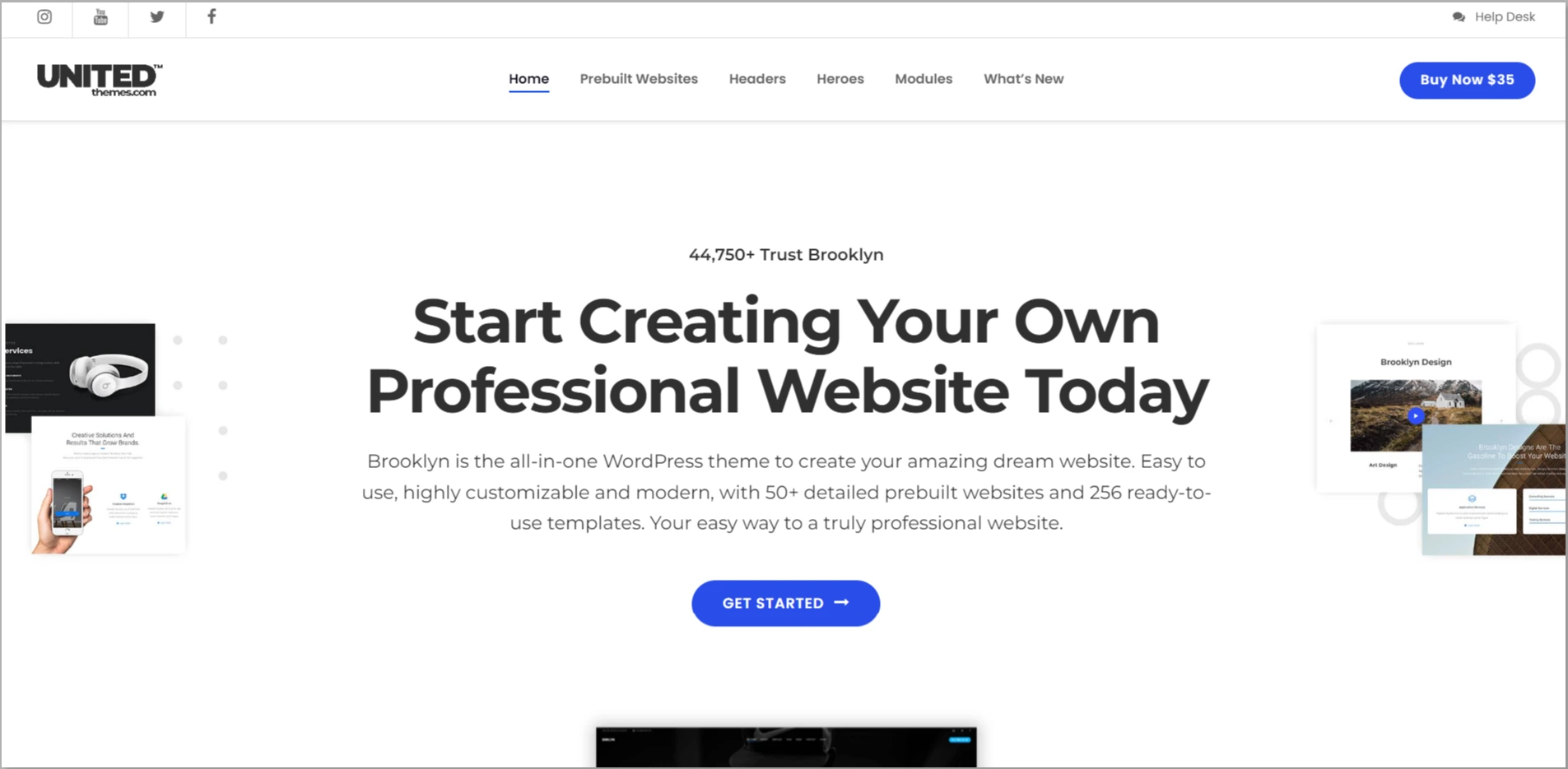 Brooklyn WordPress Theme - wordpress templates for business