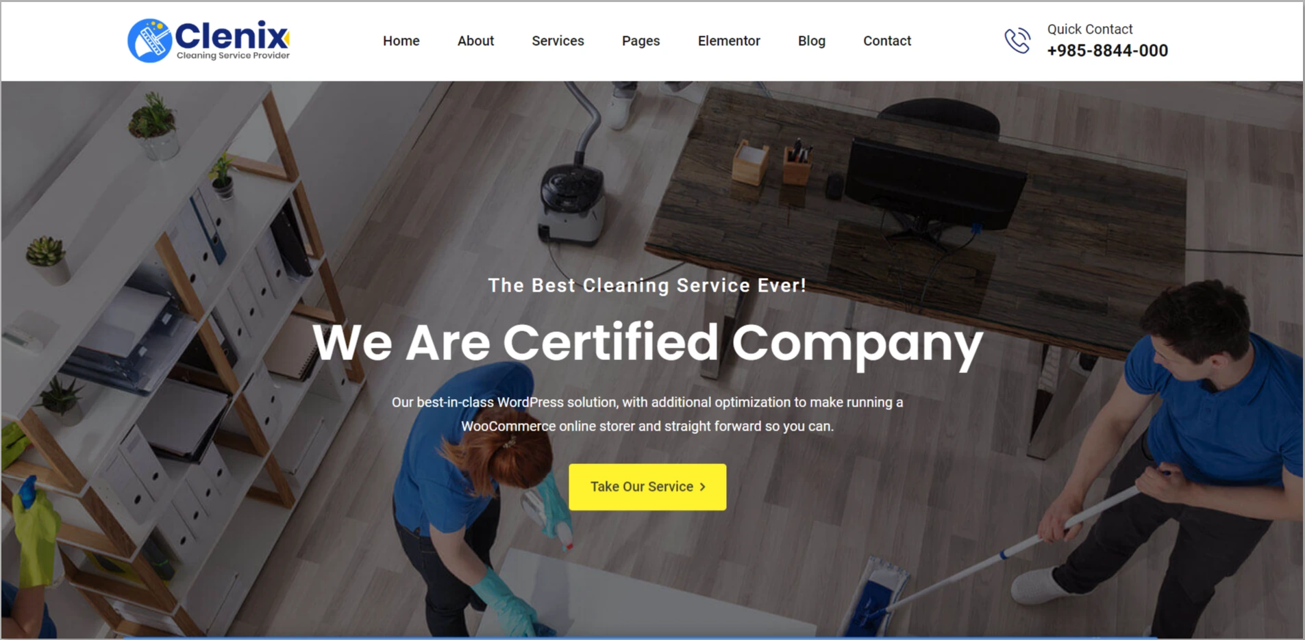 Clenix WordPress Theme