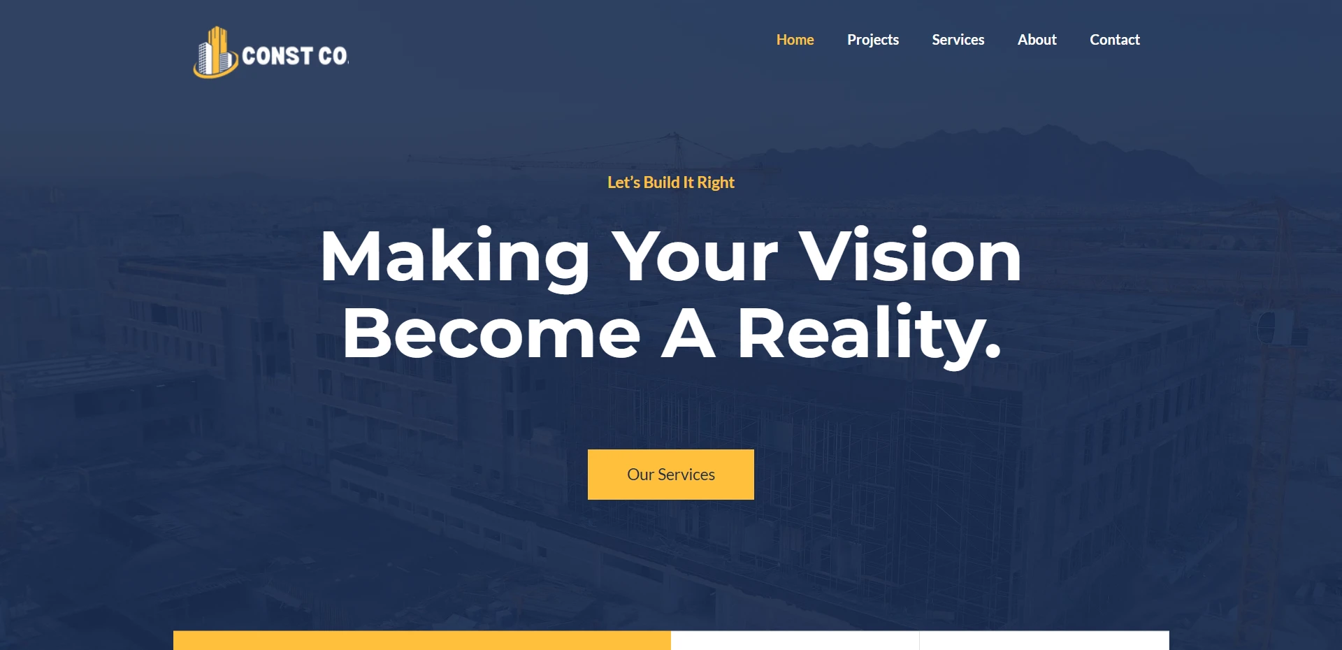 construction WordPress theme