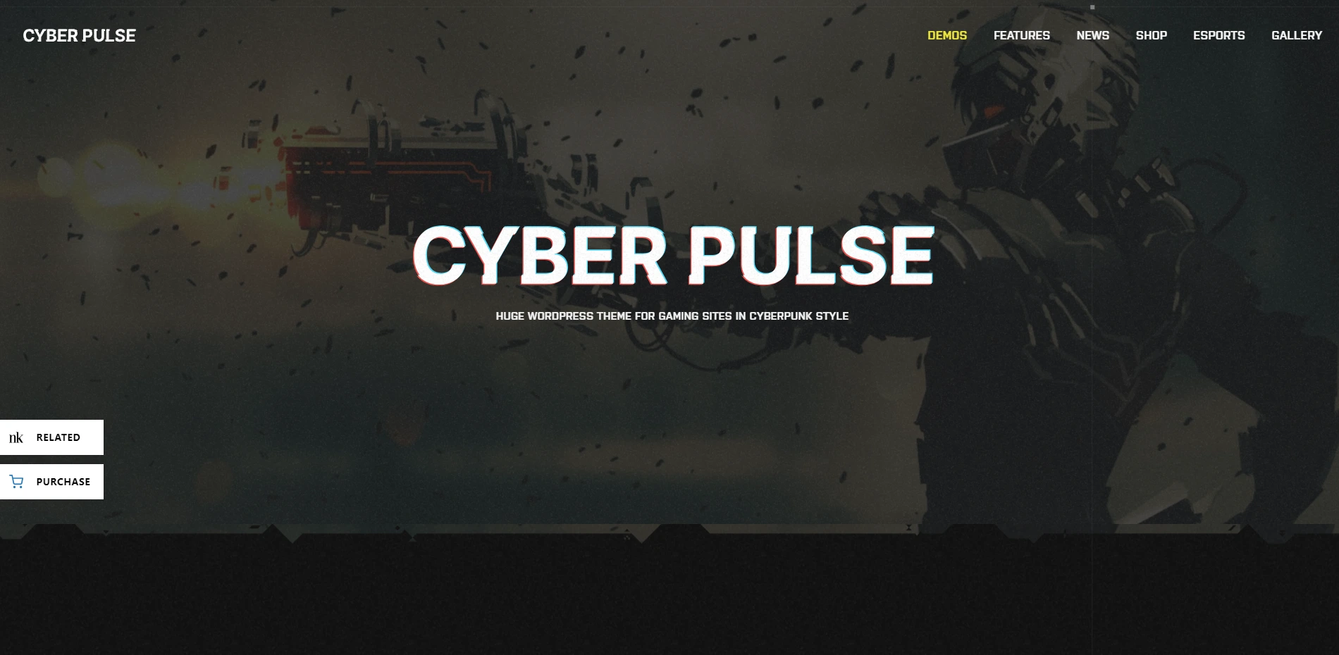 CyberPulse Gaming WordPress Theme