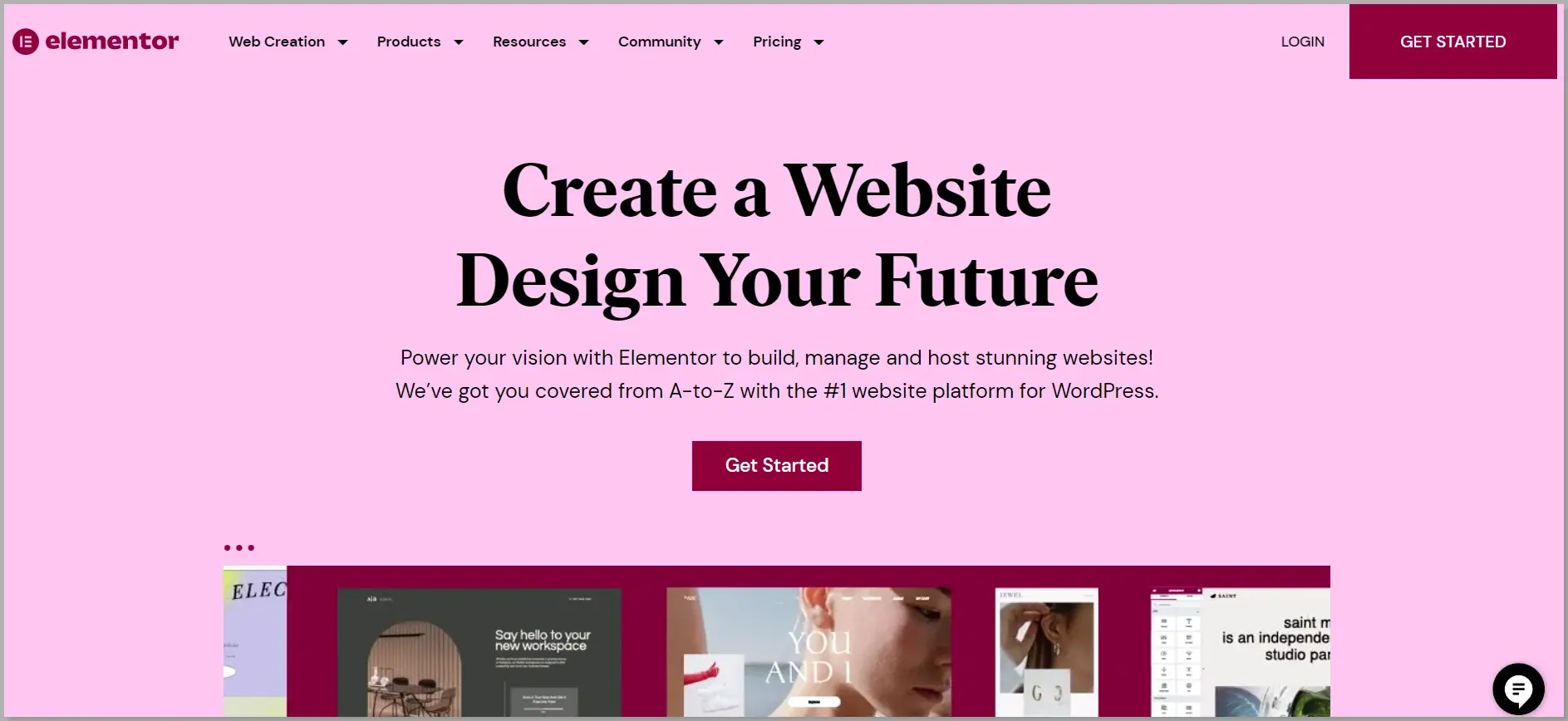 Elementor page builder