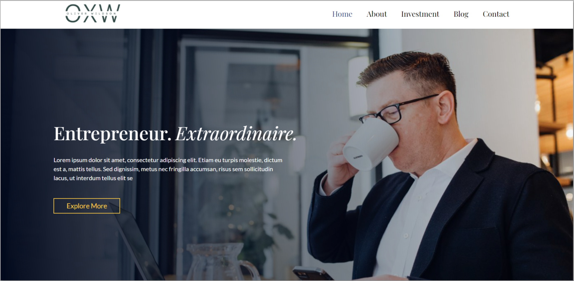 Entrepreneur Template