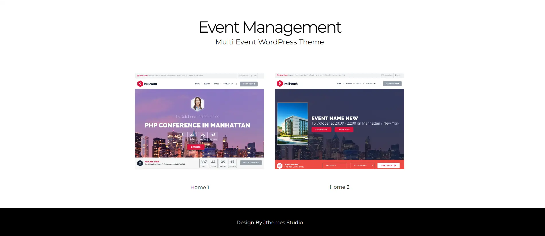 Event Management WordPress Theme