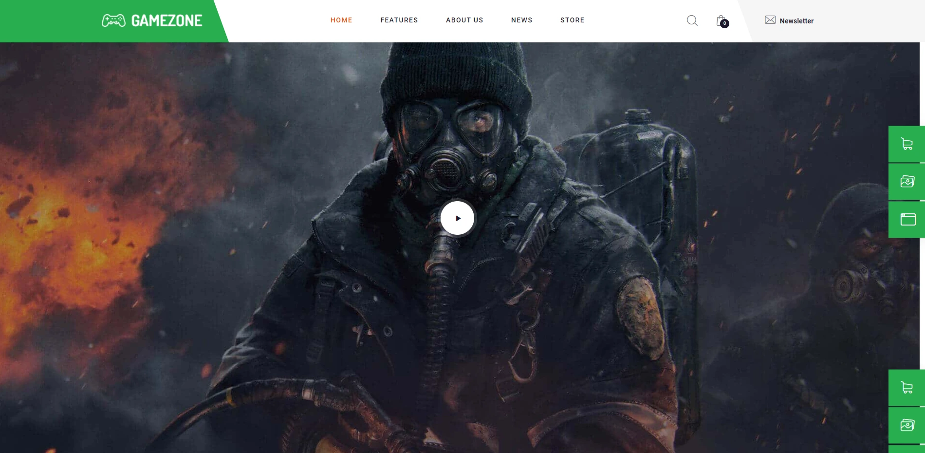 Gamezone Gaming WordPress Theme