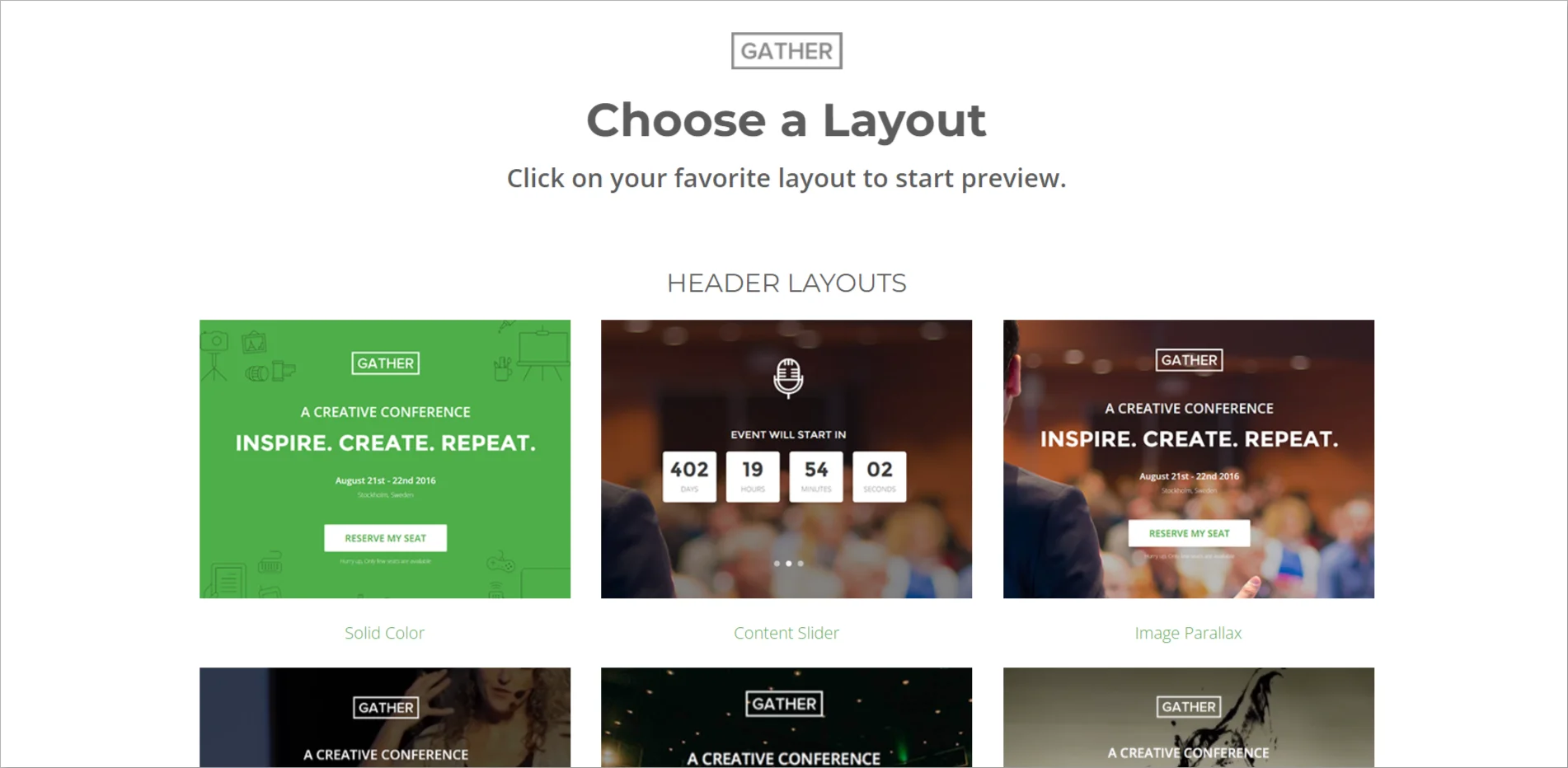 Gather WordPress Theme