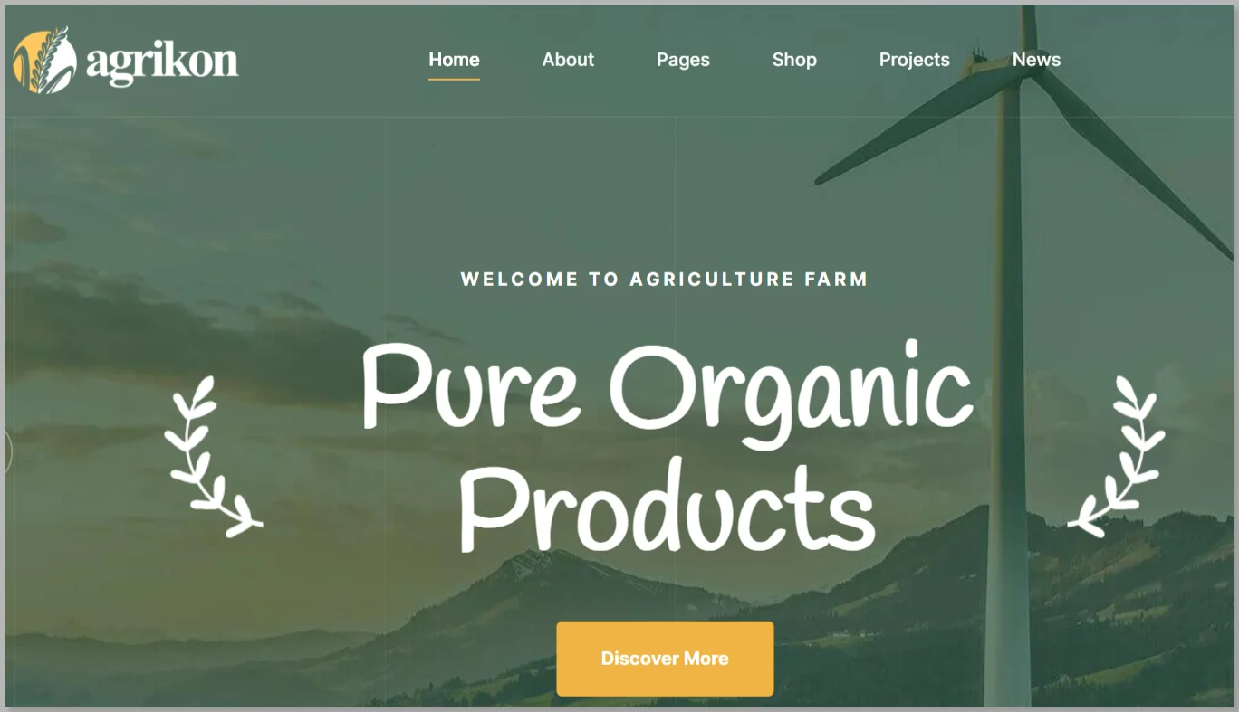 Agrikon - organic food & agriculture woocommerce rheme