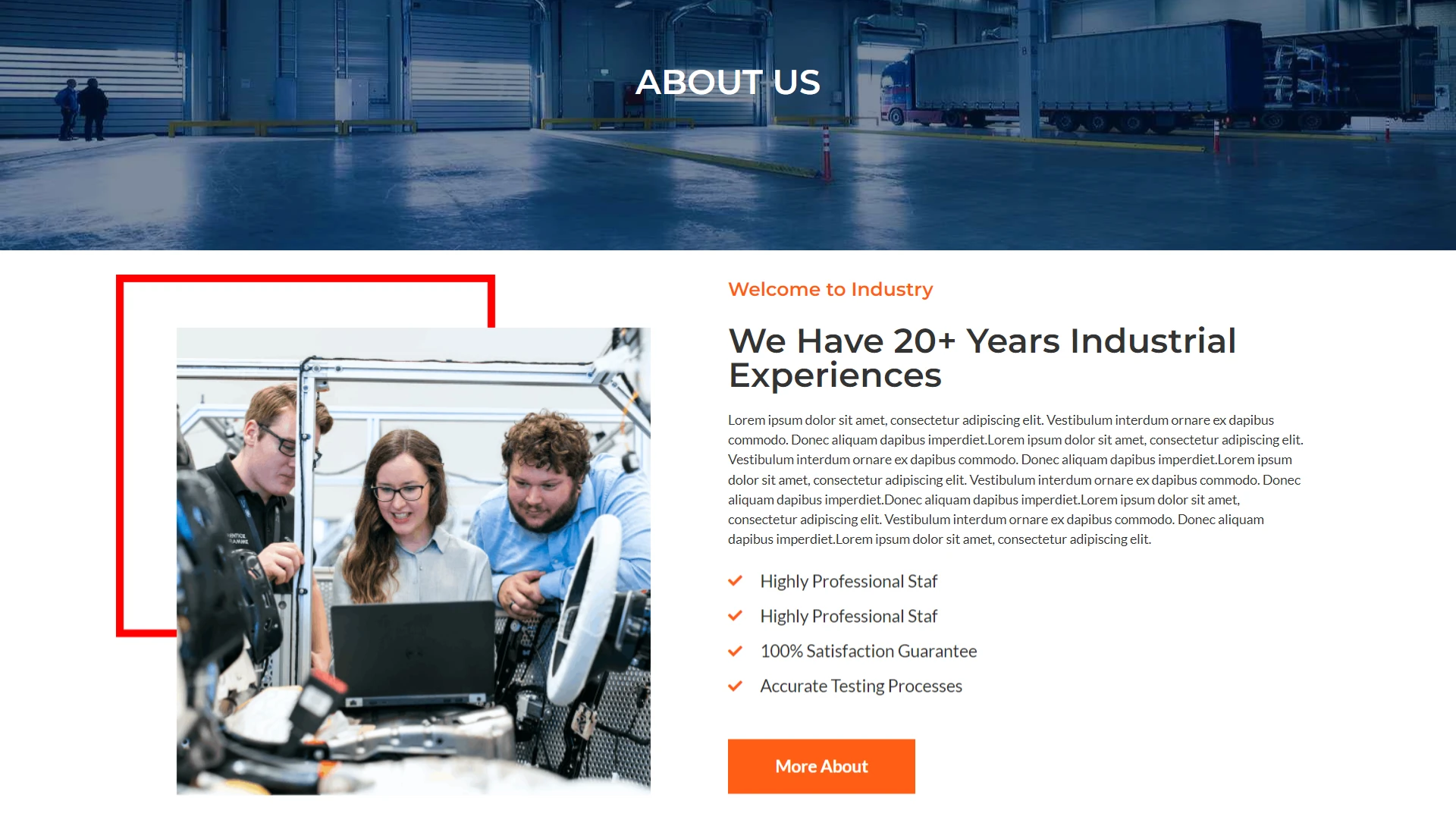 industry wordpress theme