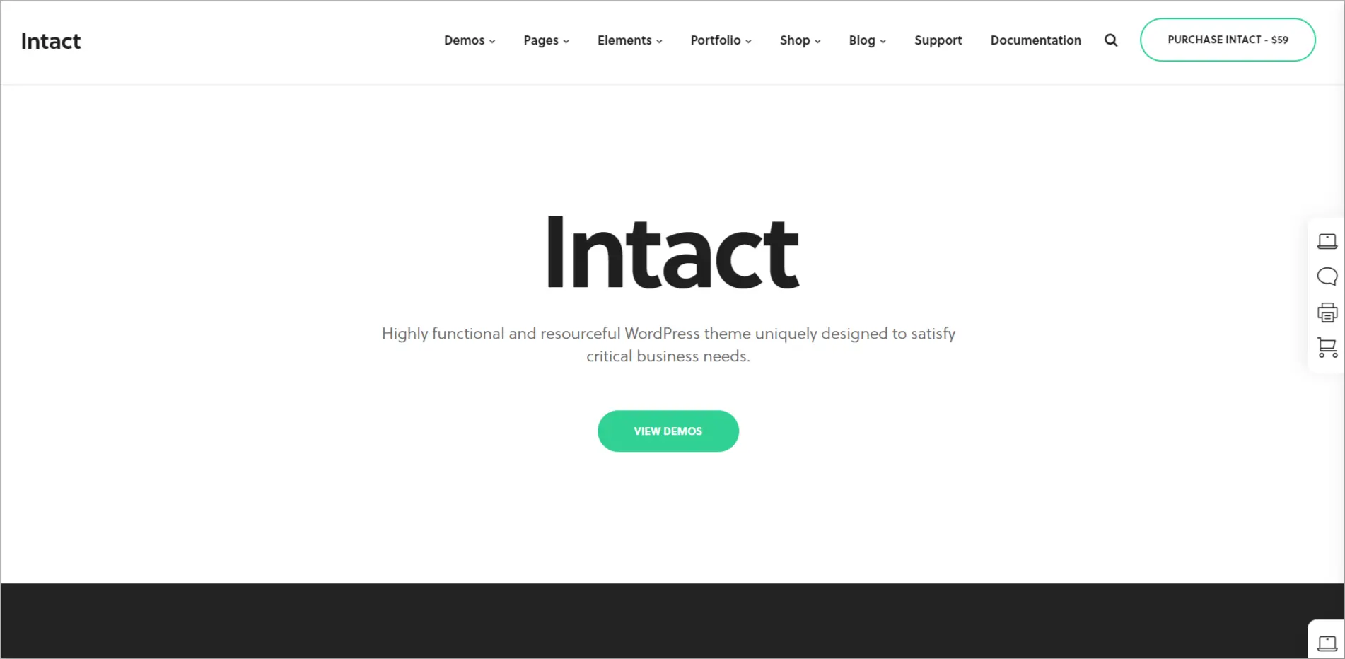 Intact WordPress Theme