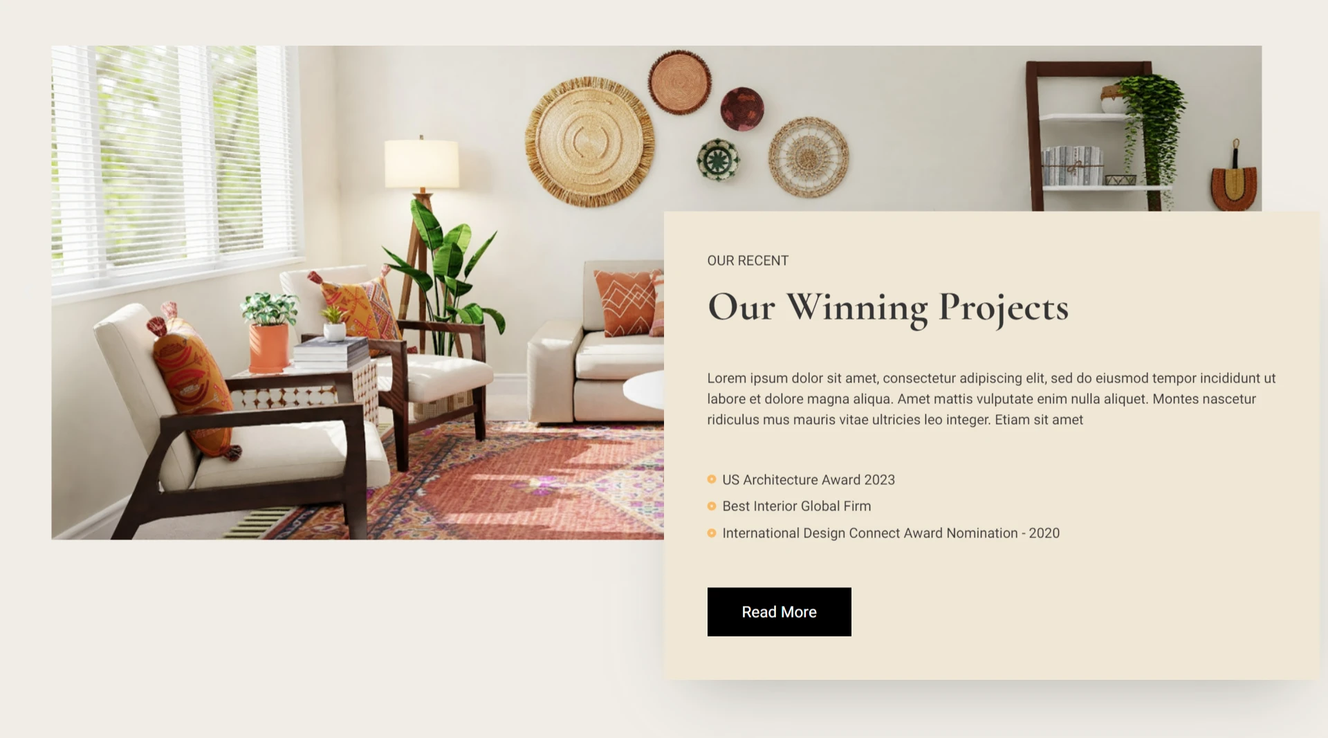Interior design Projects Page