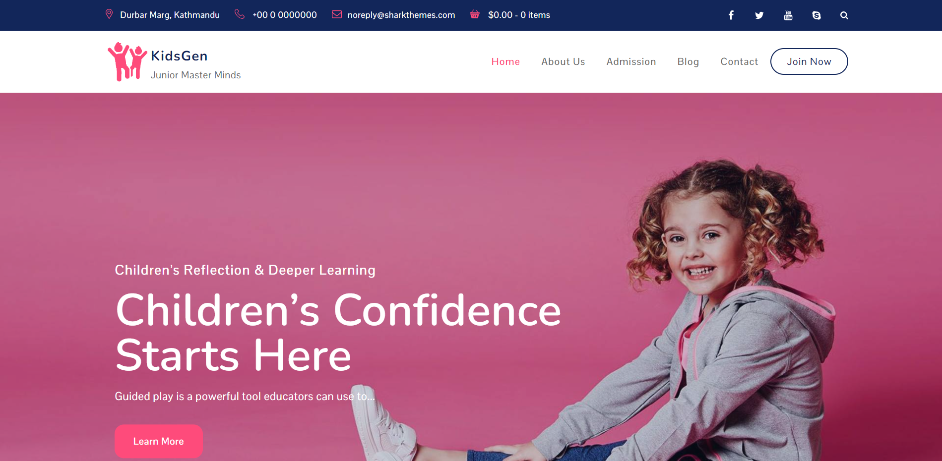 KidsGen WordPress Children Theme