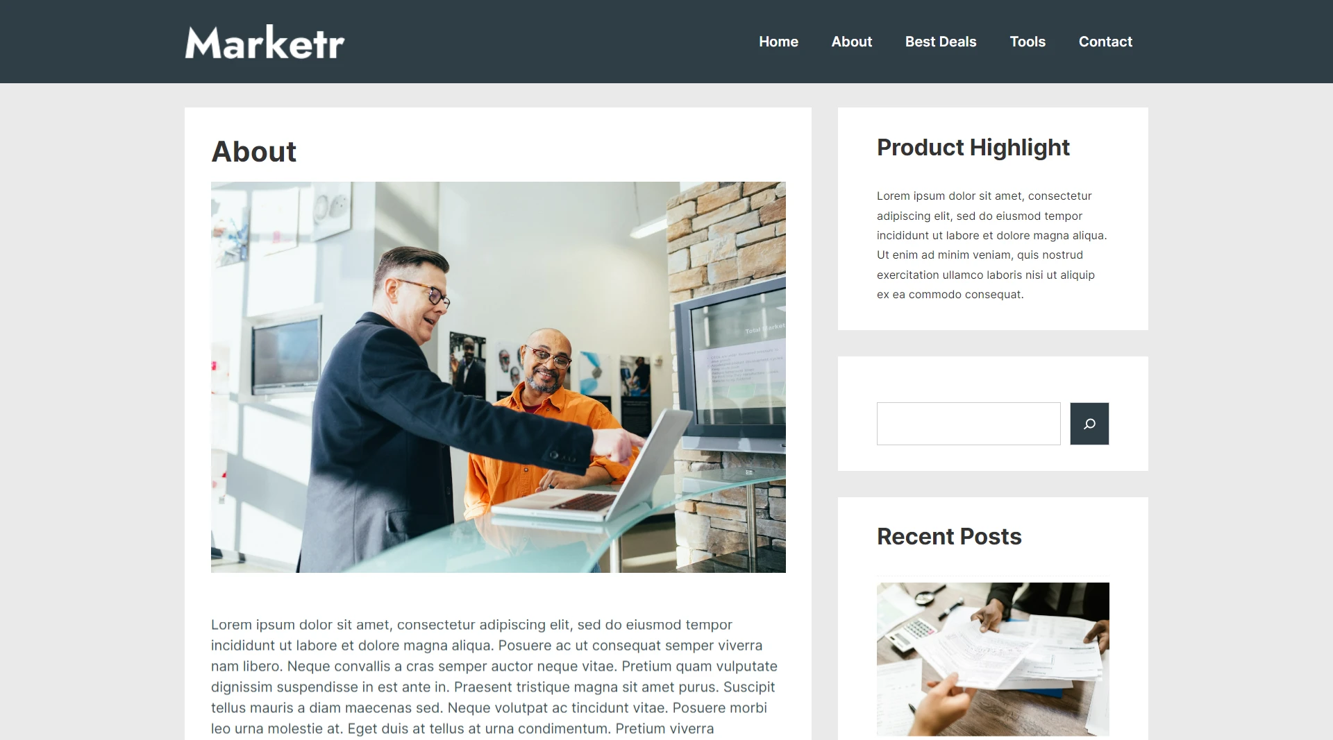 Marketer-About