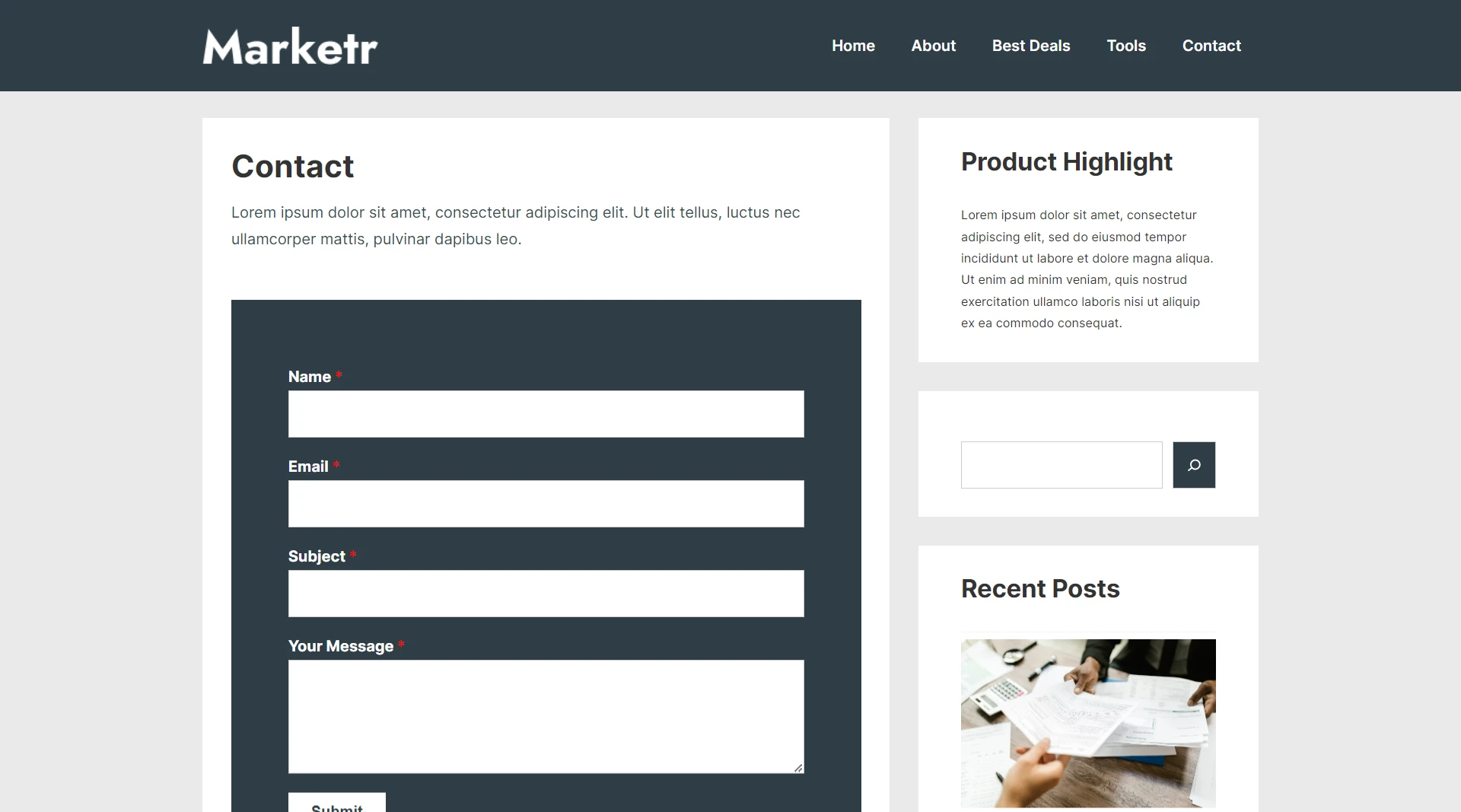 Marketer-Contact