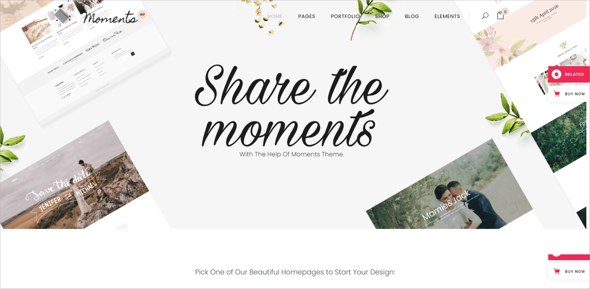 Moments WordPress Theme