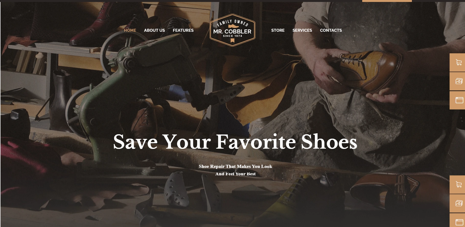 Mr. Cobbler WordPress Theme