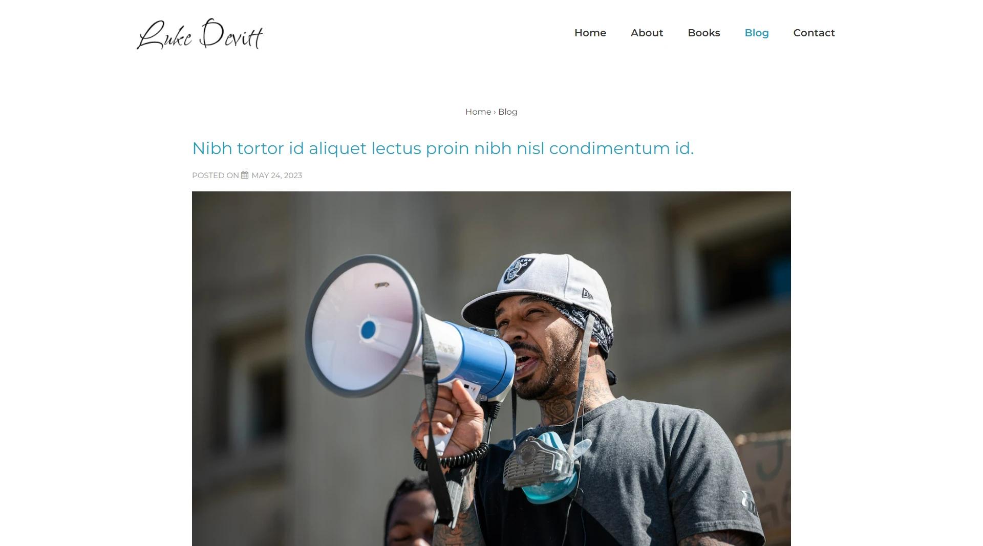 professional speaker website template