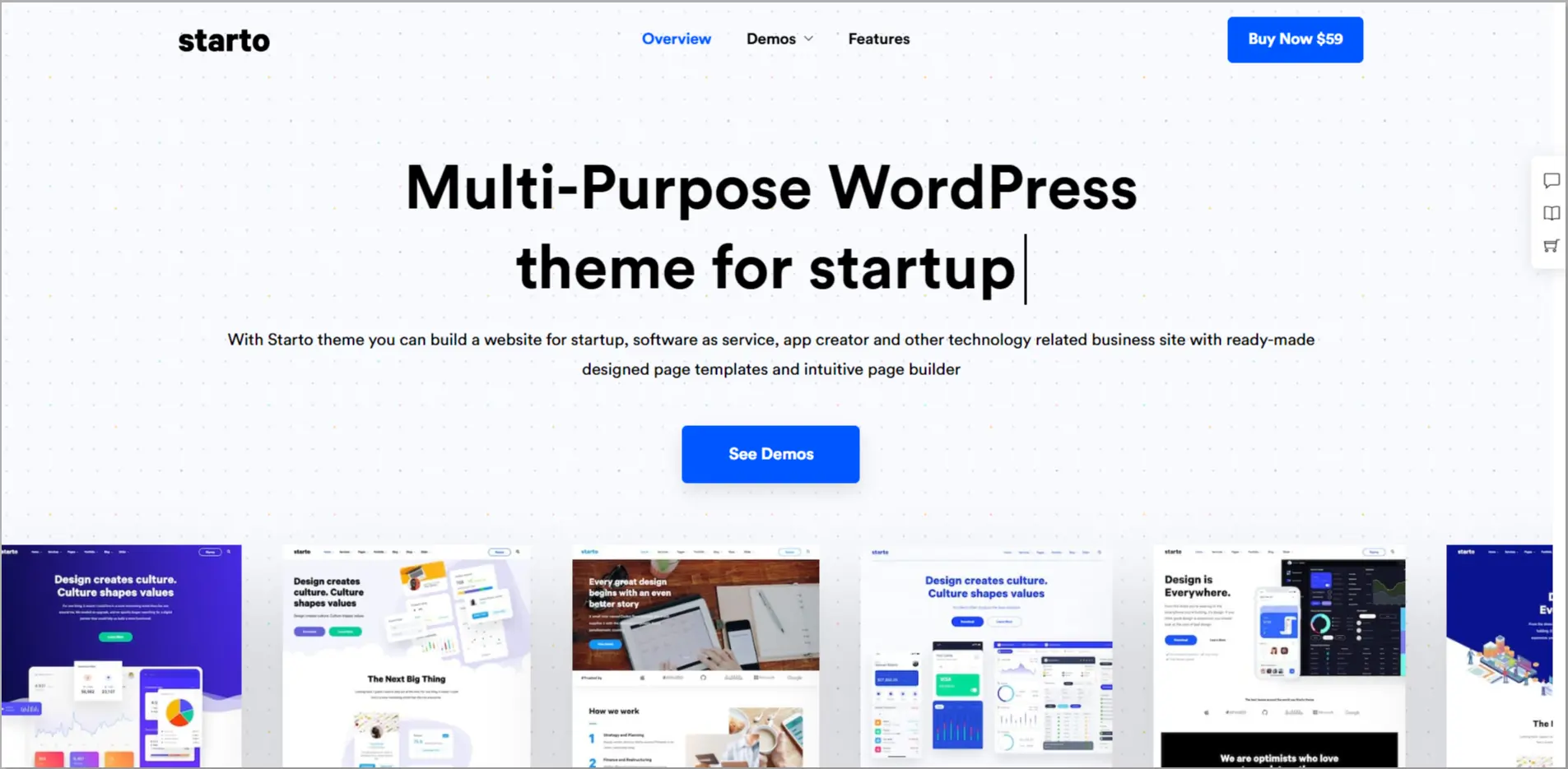 Starto WordPress Theme