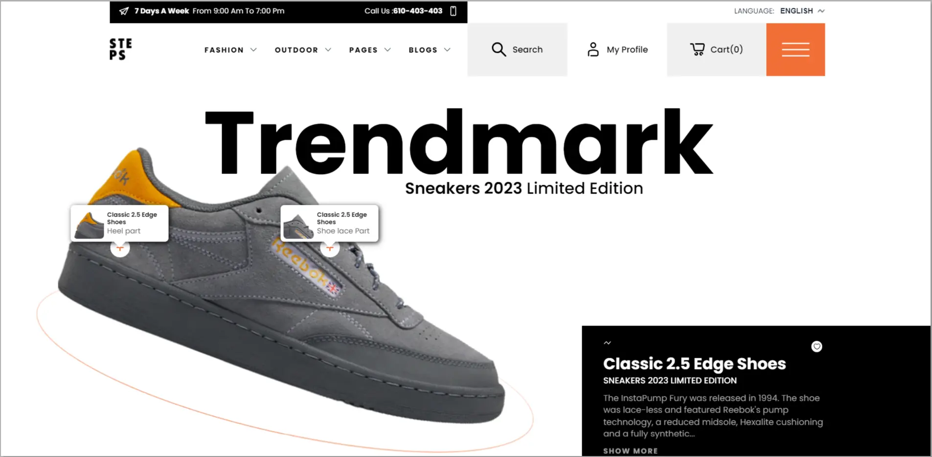 Steps WordPress Theme