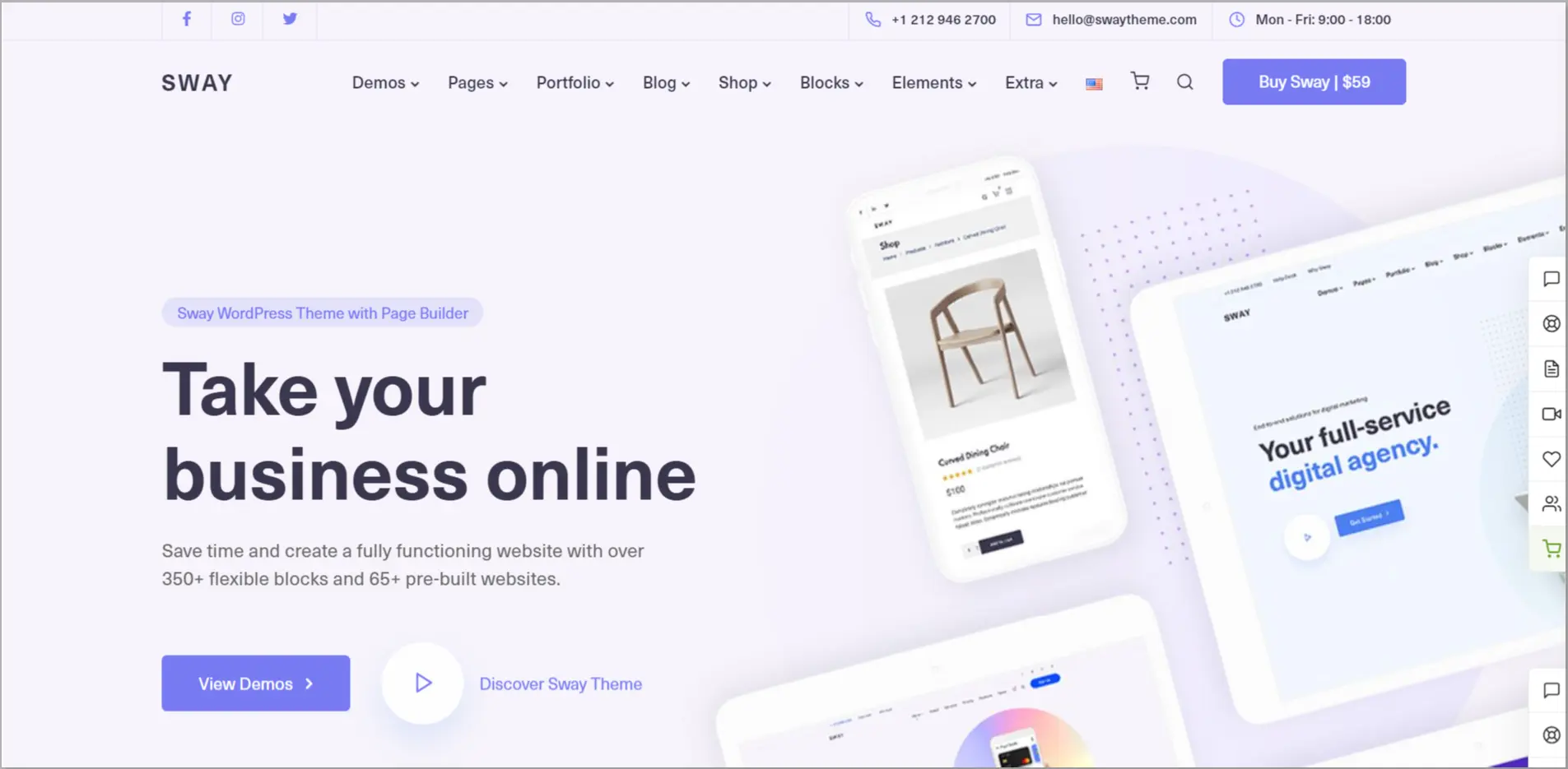 Sway WordPress Theme