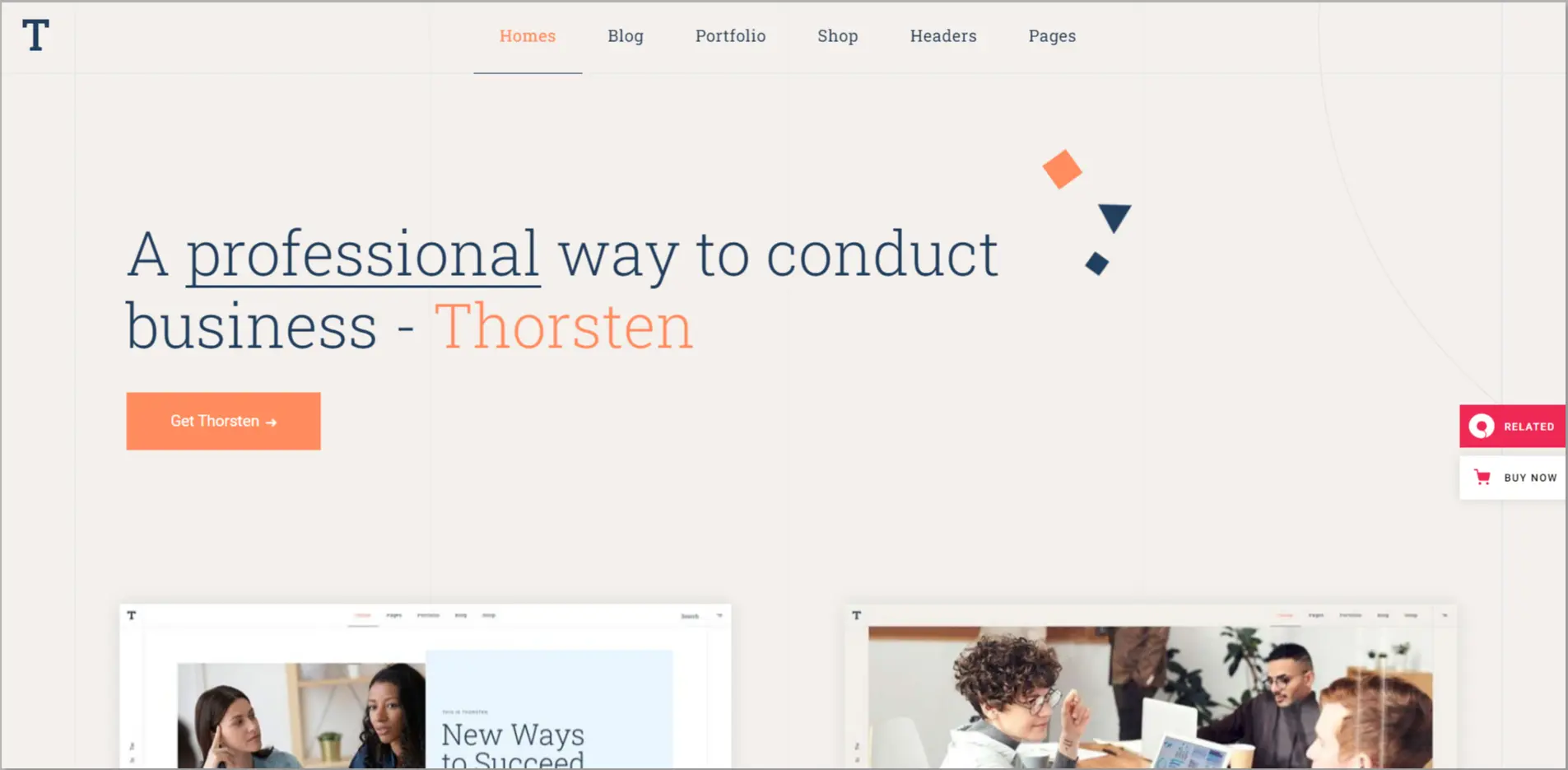 Thorston WordPress Theme