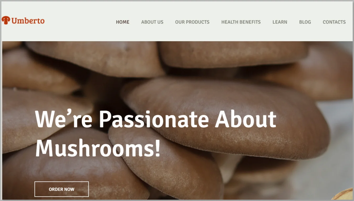 Umberto - farmer wordpress theme