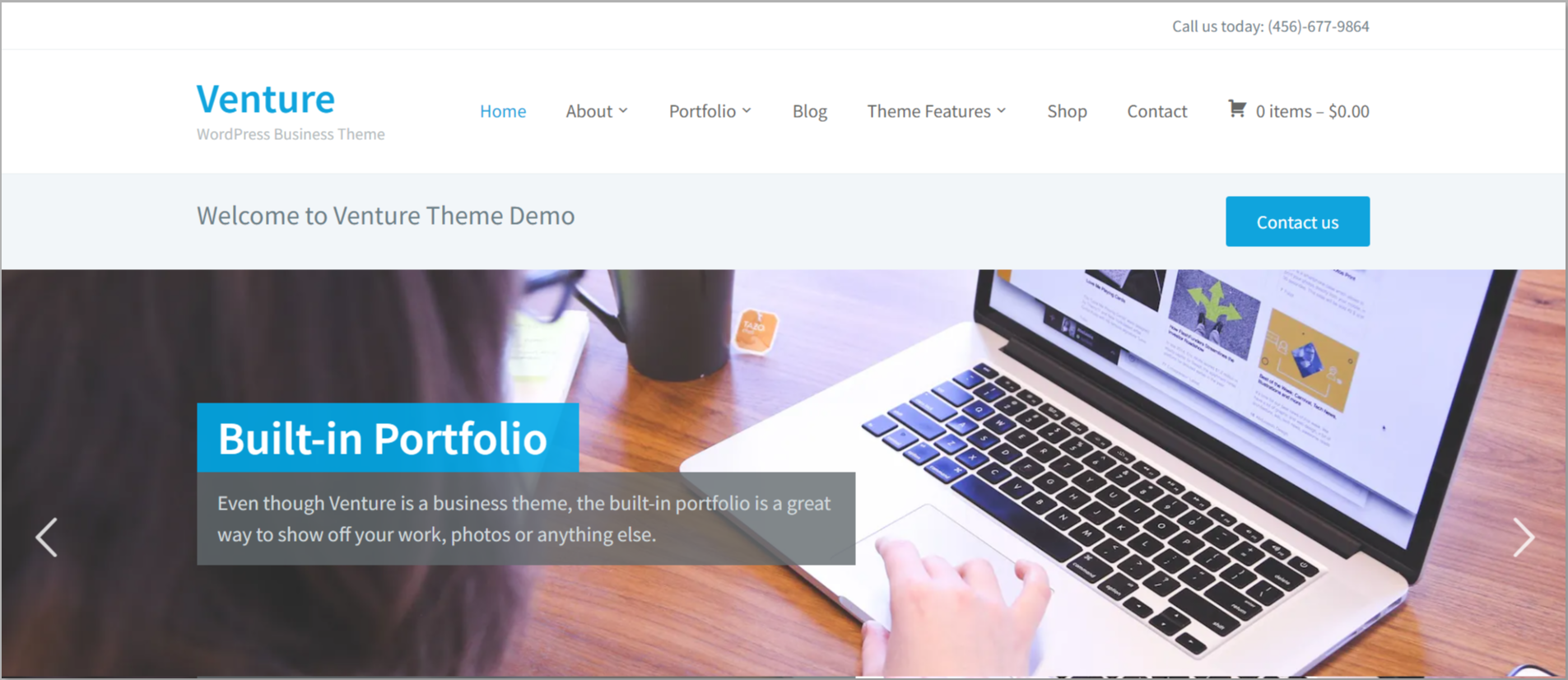 Venture WordPress Theme