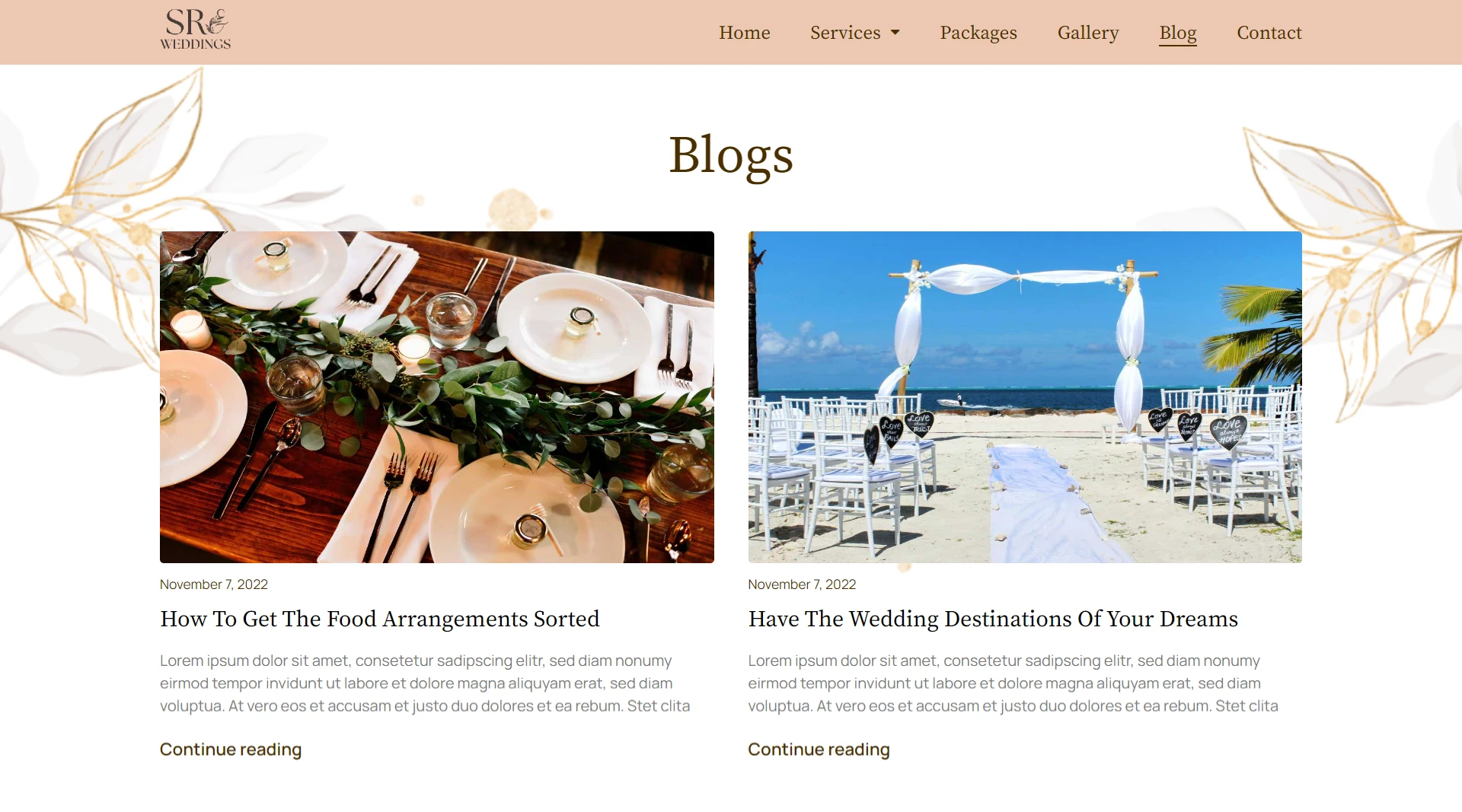 wedding wordpress template