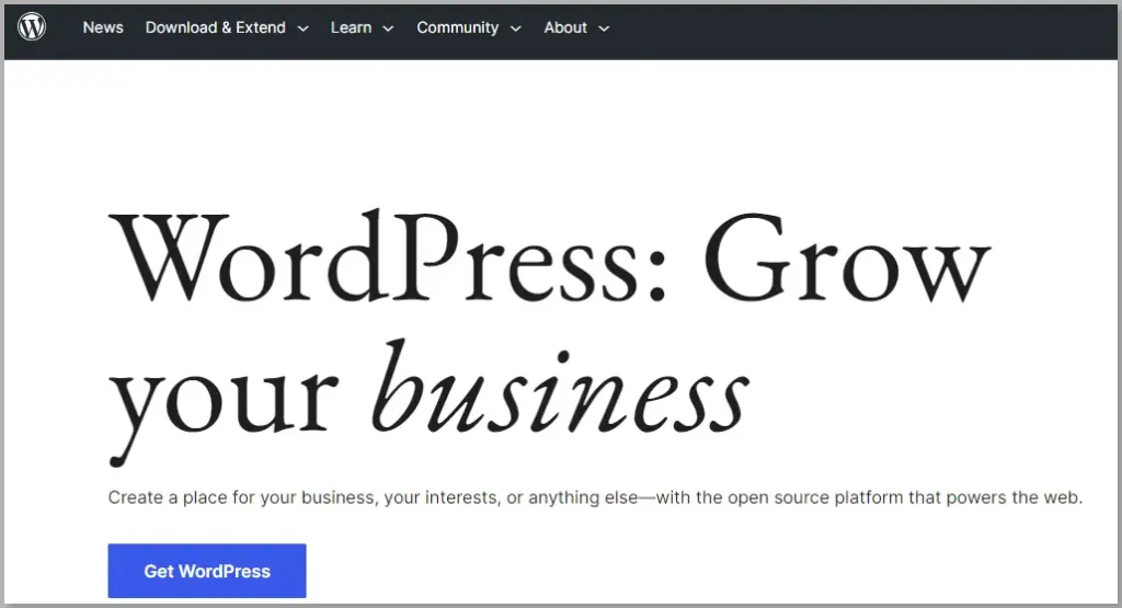 WordPress CMS Platform