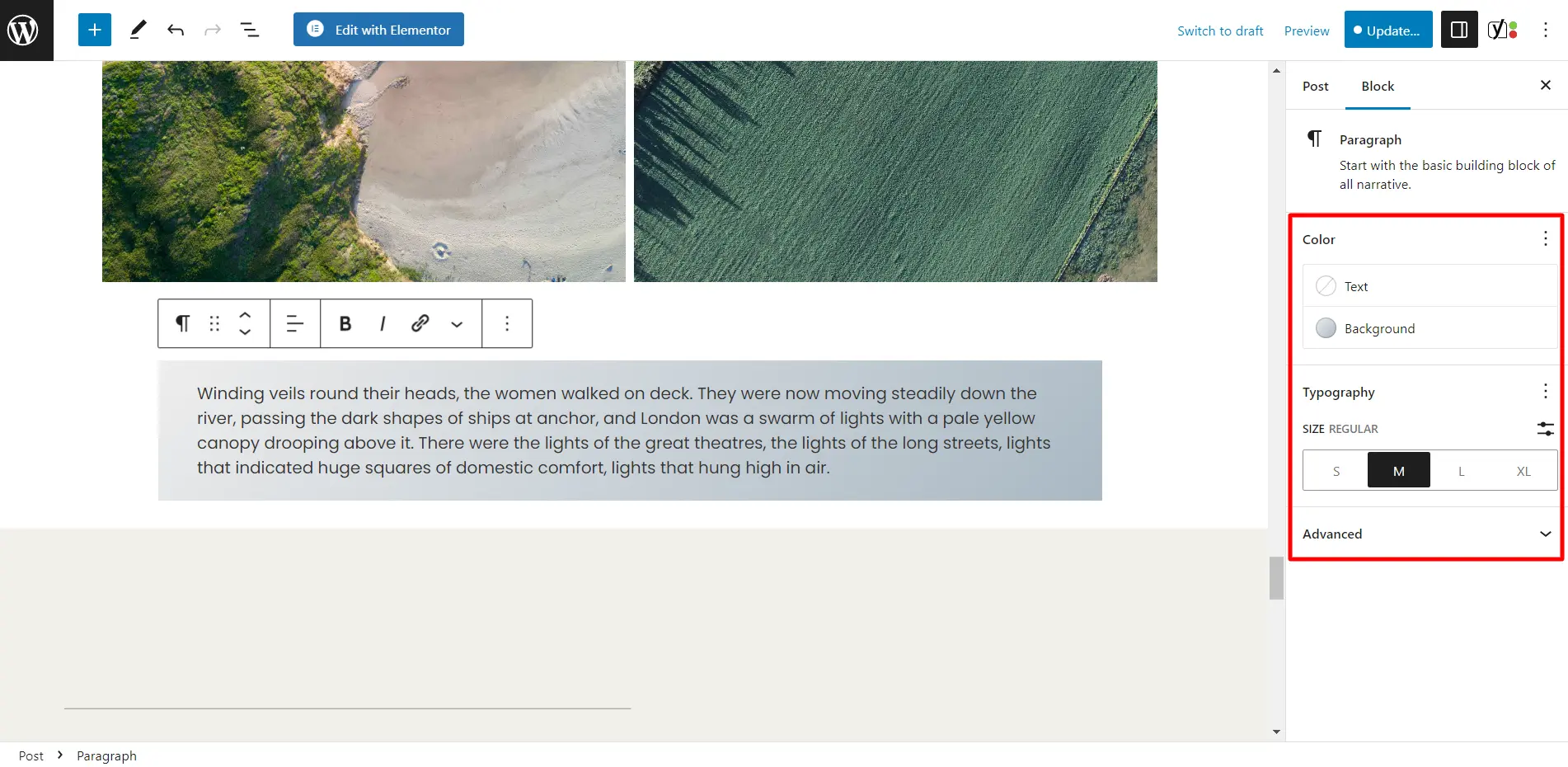 Style the block - WordPress Block Editor