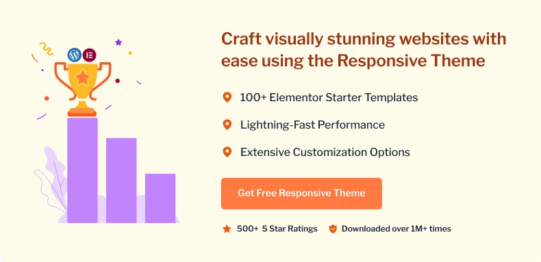 Responsive Pro Promotional Banner