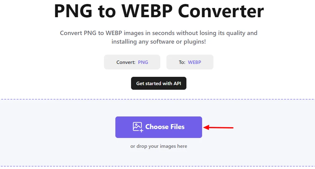 Choose files to convert
