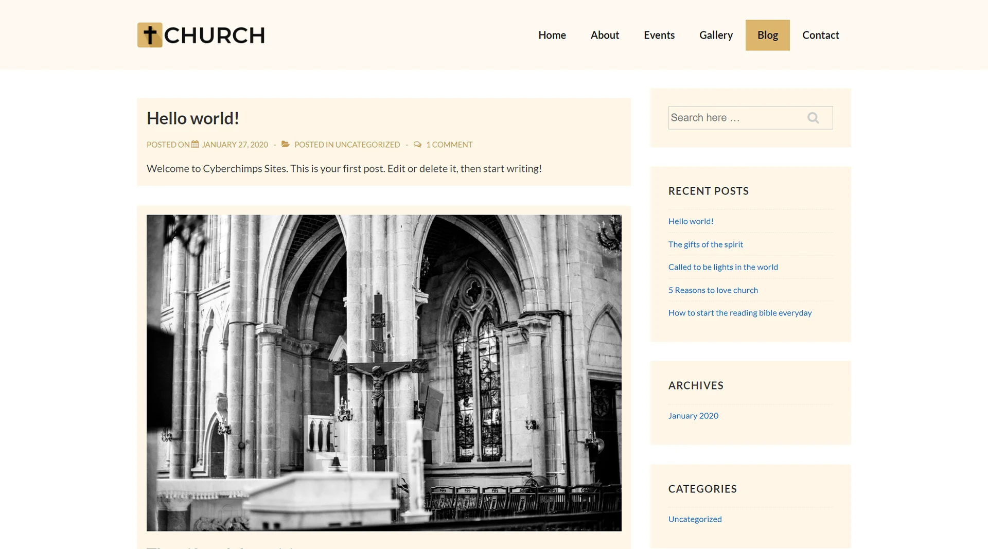 Church - Blog
