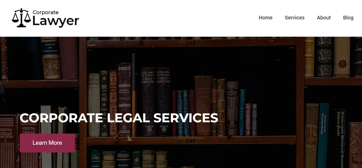 Corporate WordPress Template