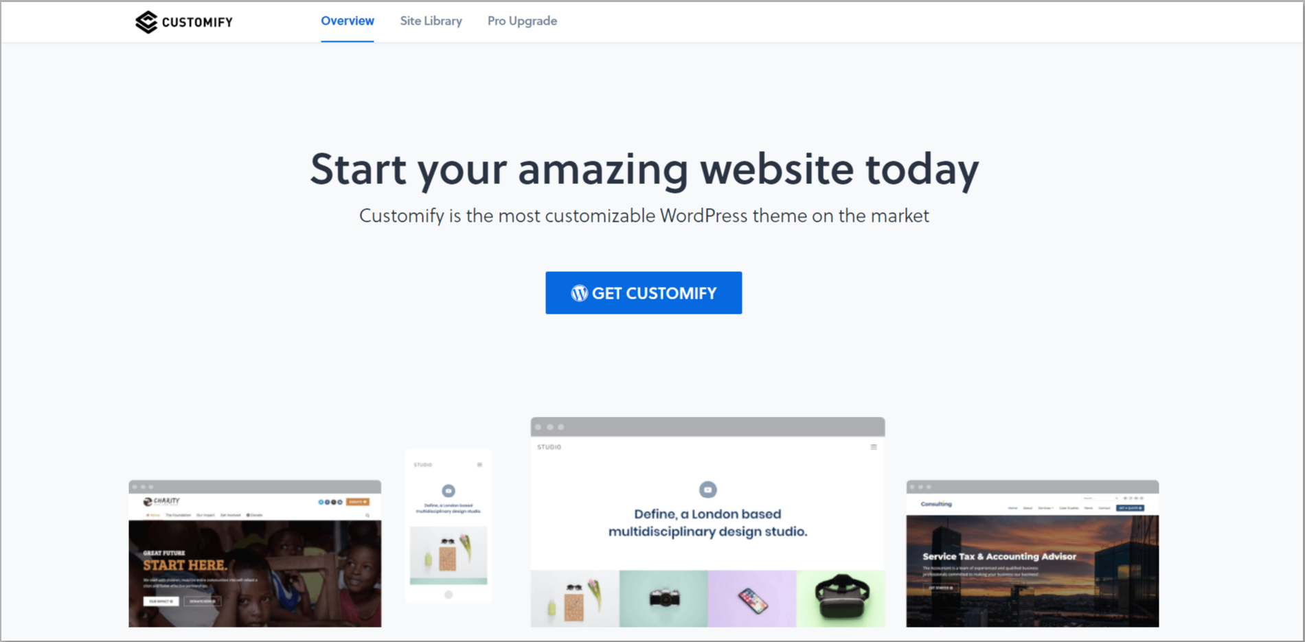 Customify Free Elementor Theme
