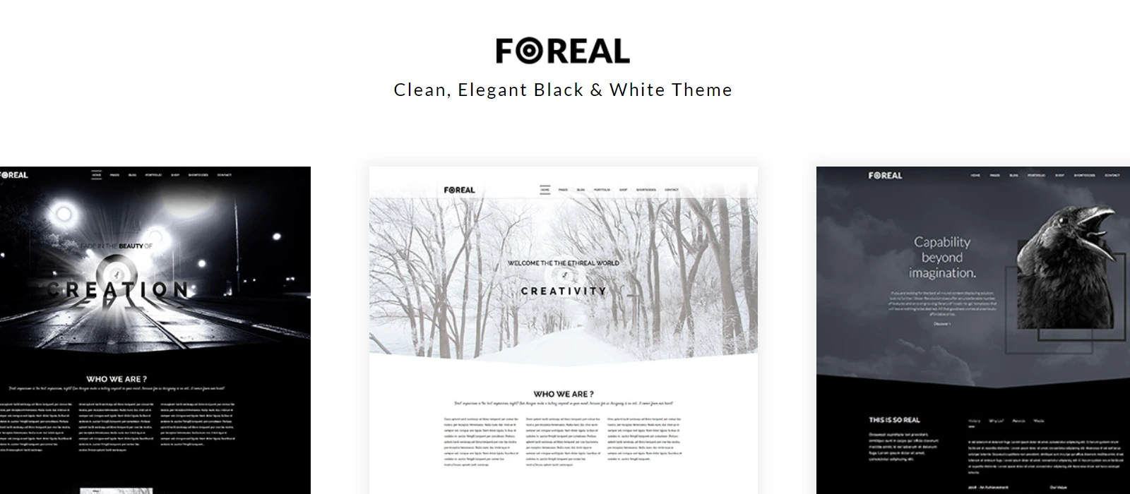 Foreal WordPress Theme