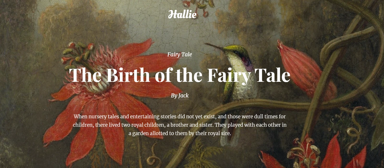 Hallie WordPress Theme