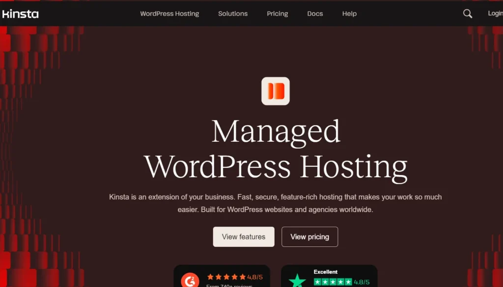 Kinsta hosting