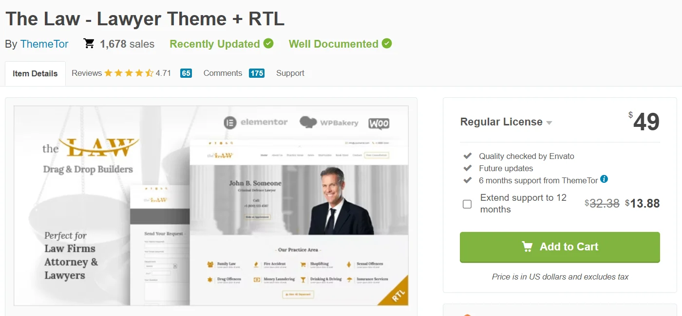 The Law WordPress Theme